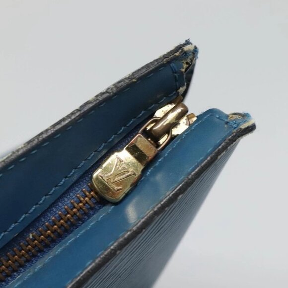 LOUIS VUITTON Epi Saint Jacques Shopping Shoulder Bag Blue M52275 LV Auth BA1323 - Picture 10 of 16
